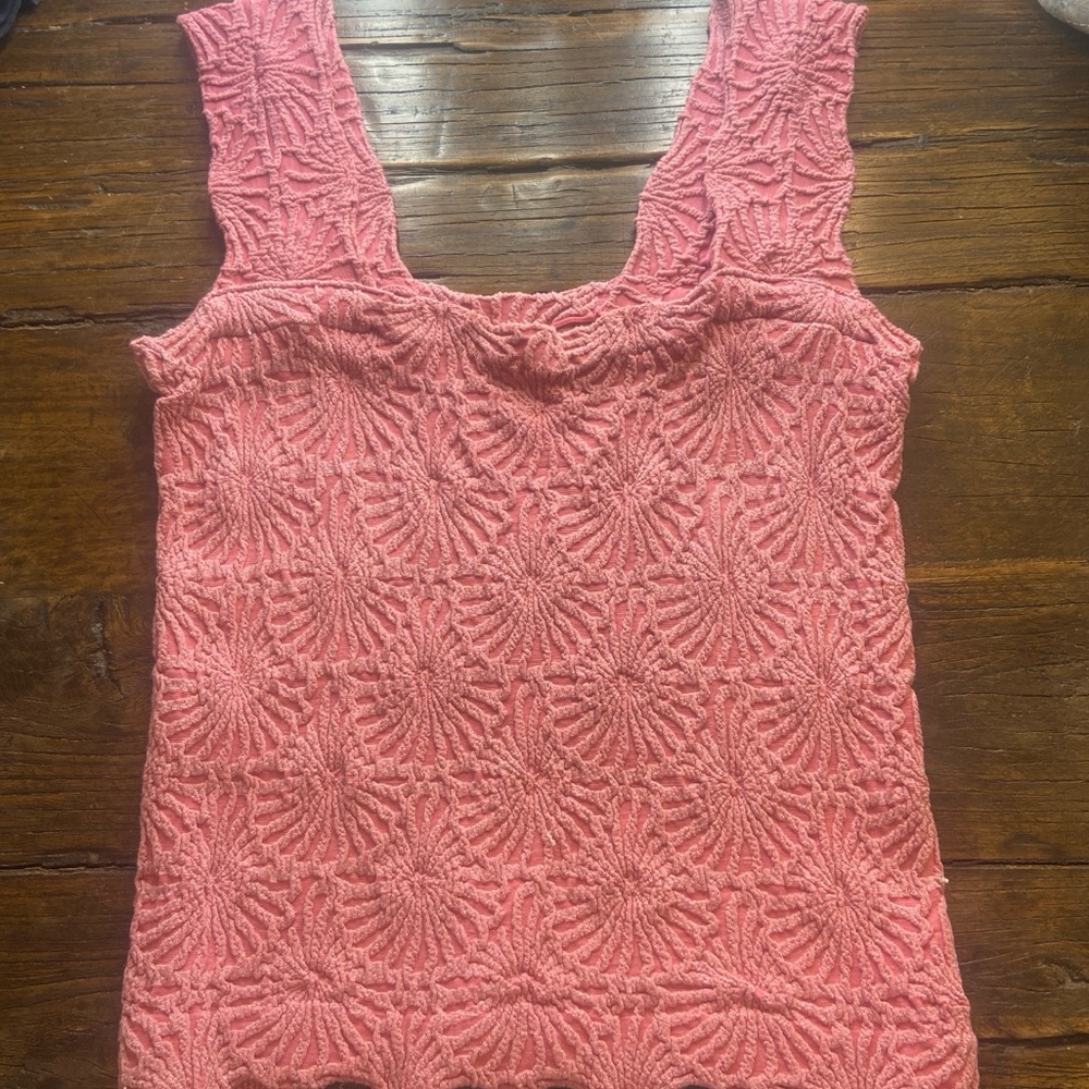 Free People Flower Pattern Top